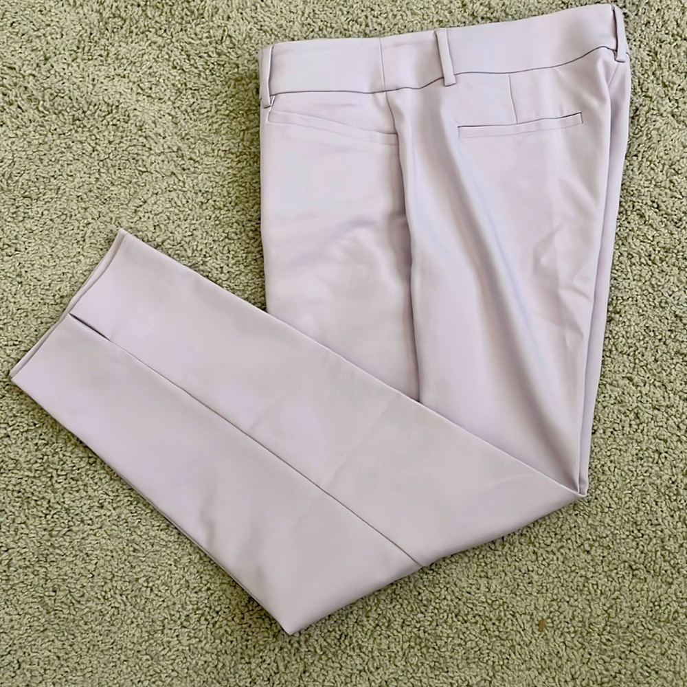 Ross and Ally size 12  lilac pants flat front pockets